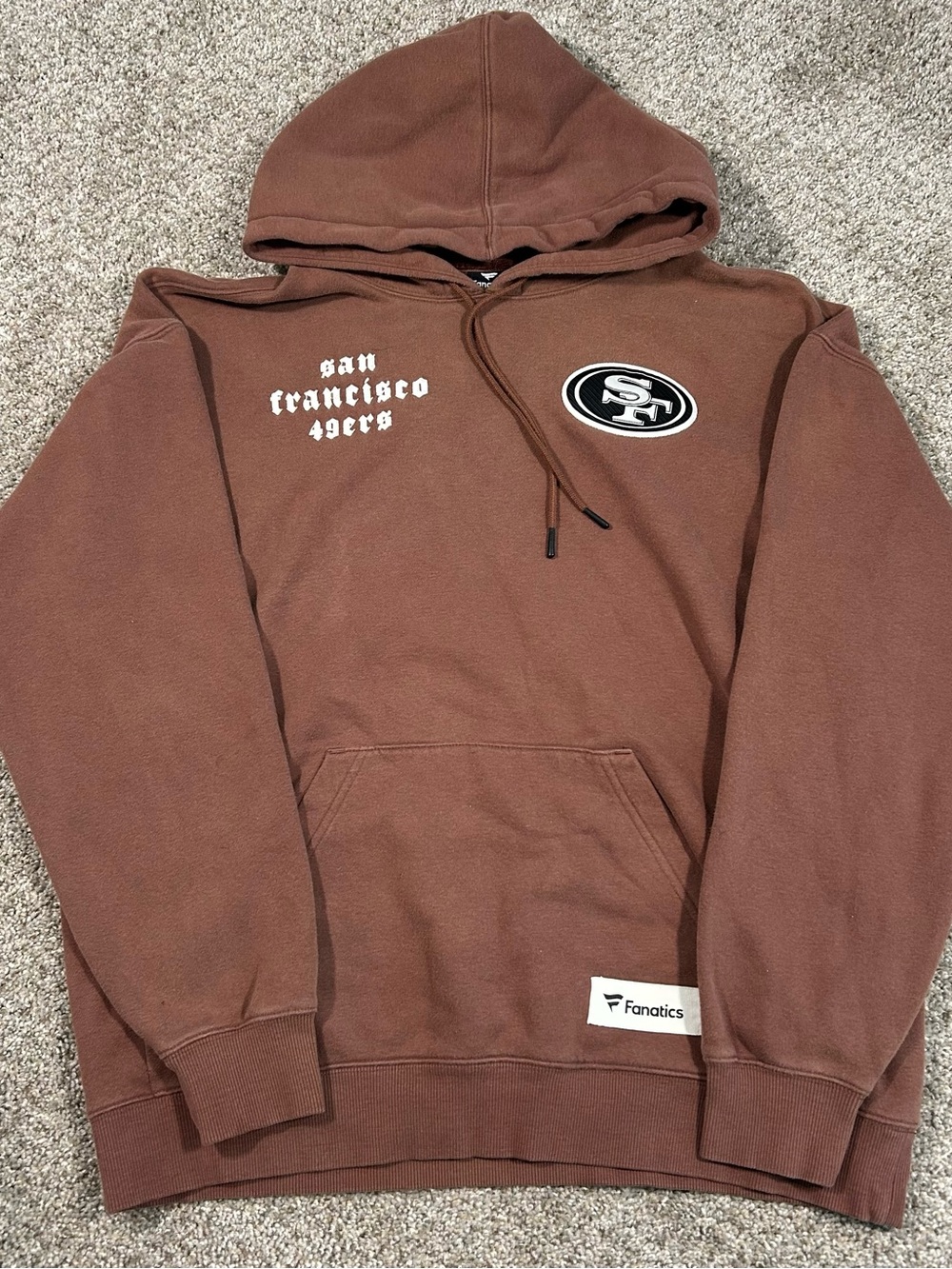 Fanatics San Francisco 49ers Brown Pullover Hoodie